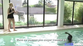 Golden-Haired cutie with large melons likes large weenies and worthwhile sex