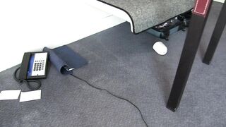 Sexy secretary gets lewd in the office