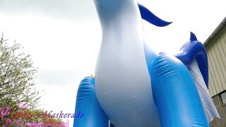 Miss Maskerade Compilation Rubber Doll Playing And Pop Balloon - Looner Fetish In Full Latex