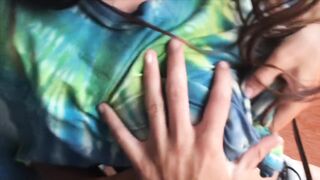 eighteen Year old Swallows Cum in Baseball Dugout