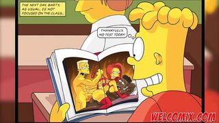 Screwing the college professor and dean! Intelligence test! The Simptoons