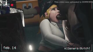 Vanessa from FNAF taking BBC - by General Butch