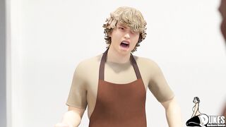 Man catches his superlatively good ally in daybed with his Large Butt mommy