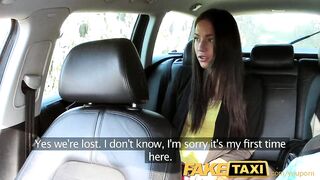 FakeTaxi Sexy Budapest beauty in airport taxi oral-job