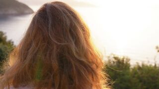 Holidays with Nice-Looking Ginger Beauty - Homemade Sextape Orgasmic Vacation