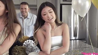 MyFamilyPies: My Recent Years Resolution Is My Stepsisters Twat on PornHD with Lulu Chu &Maya Woulfe
