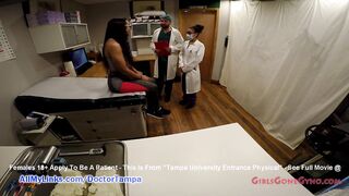 Lilly Hall Gets Gyno Exam By Doctor Tampa & Nurse Lilith Rose Caught @ GirlsGoneGynoCom