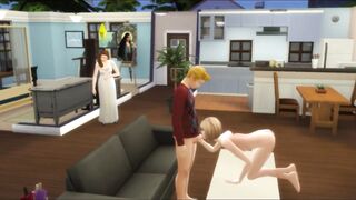 Wife discovered her spouse cheating with a neighbour and ally - Porno Game cg