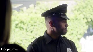 Amber Moore can't resist a guy in uniform