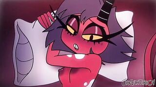 Loona Futanari screwing Millie hard - Helluva Boss Lesbo Futa