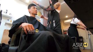 ModelMedia Asia-Barber Shop Ballsy Sex-Ai Qiu-MDWP-0004-Superlatively Good Original Asia Porn Episode