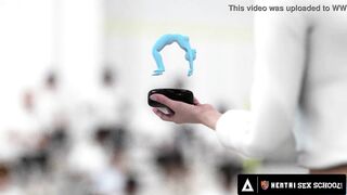 MANGA SEX UNIVERSITY - Manga Gals Shove Their Twats To The RESTRICTION In Sex Position Competition!