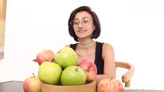 CARNE DEL MERCADO - Petite Titties Latin Chick Luna Castillo Got Her Small Snatch Drilled Hard