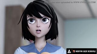 MANGA SEX UNIVERSITY - Large Dong Student Impresses mother I'd like to fuck Principal With Second Round After CREAMPIE!