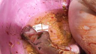 Worst EVER Disgusting Food Splosh - Horrendous! Hawt Cutie Plays in Mess