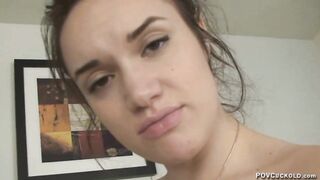 Hawt Wife Cuckold Cunt Creampie eating sissy in Chastity Keyholding large dick Screwing And Sucking Large Schlong During The Time That Verbal Sph