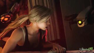 Mortal Kombat - Cassie Cage VS Shao Kahn And Kano