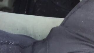 Cumming in my Car after Work