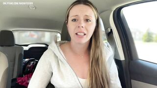 Day in the life of a Camgirl! Testing recent toys in the DRIVE THRU + MALL! So Many Orgasms!!