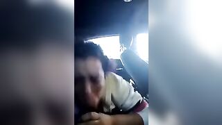 Oops, caught during the time that giving oral job in the car