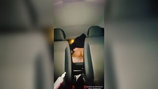 I can't stand it and I bang my girlfriend's superlatively good ally in the backseat of the car after leaving the GYM - I SHIELD HER REAL AMATAUR RIDING IN THE CAR