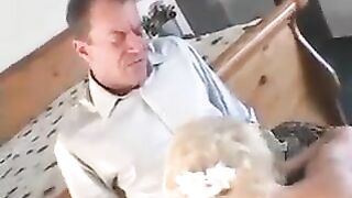 Father-in-law to-be tries out lewd bride