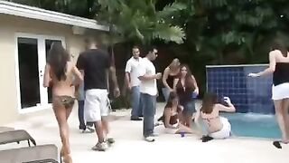 Fuckfest By The Pool part 1