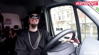 BUMSBUS - Hawt Stepsisters Silvia Dellai And Eveline Dellai Get Banged In The Backseat - LETSDOEIT