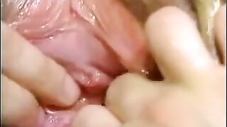 Marvelous German big beautiful woman fisted & screwed in the washroom