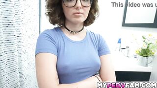 MyPervFam.com - Leana Lovings is unbelievable! it's always the right decision to keep the glasses on, this babe looks incredible in this scene!