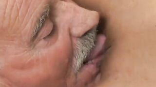 Old dude screws petite beauty, astonishing sex movie scene