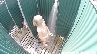 Czech ladies caught on hidden camera showering their awesome bodies