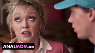 AnalMom - Large Titted Bored Housewife Dee Williams Lets Cute Male Drill Her Constricted Twat And Anus