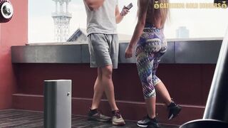 Colombian Bubble Booty Cutie Gets Picked Up From The Gym To Have A Unforgettable SEX!