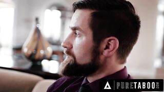 PURE TABOO Gold Digger Anna De Ville Does Anything To Keep Her Boyfriend's Stepfather Quiet