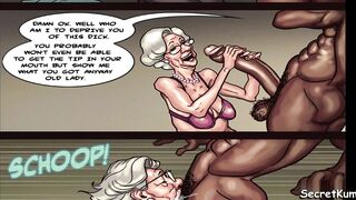 Art Class season #1 ep. #5 - Old Lady craves Large ebony Jock also Granny Extraordinary Deepthroat
