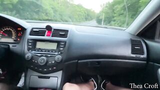 Street Pickup Picked Up Cutie Outdoors Drilled and Gave Throat in Car Cum on Booty