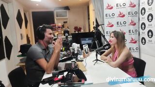 Detras de Escena del Clip Porno del 3Some de DivinaMaruuu en el Cuarto Picante de Elo Podcast