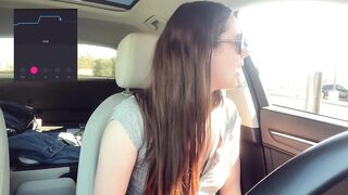 Cumming *embarassingly* hard in a Starbucks Drive Thru (LUSH CONTROL PART two)