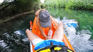 I Like To Watch How Fast I Can Make Him Cum - Risky Outdoor Sex