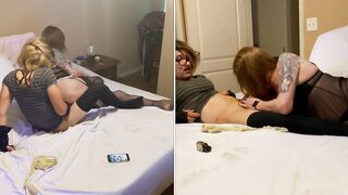 The Hot Sissy Bitch Stepsisters Have A Ardent Thunderstorm bang