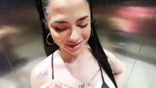 CREAMPIE public bath CATCH US!! [Complete video]