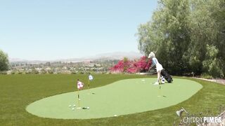 Natural Large Bazookas Golden-Haired Skye Blue Gets Lascivious For A Aperture-In-One Banging From Her Large Sex-Toy