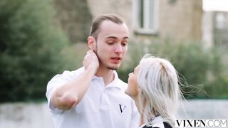 VIXEN Fangirl Eva Elfie seduces her favorite soccer star