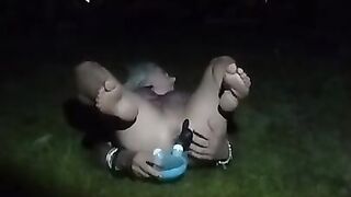 In Nature's Garb! Playing Outside At Night