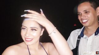 My boyfriend catches me on the road