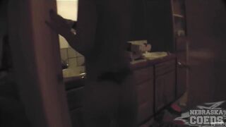 raw college sorority beauties on vacation stripped twister and showering cunt licking