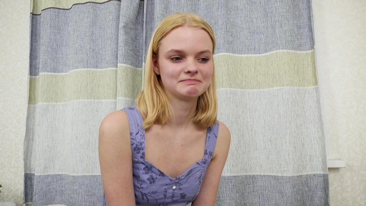 Free Russian blond slender virgin cute teen Aella Zelkova Porn Video