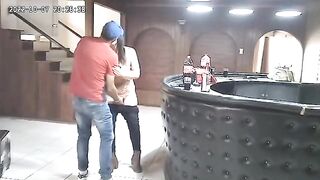 Spouse cheats on his wife and that babe catches 'em in the act ,turns into a cat fight