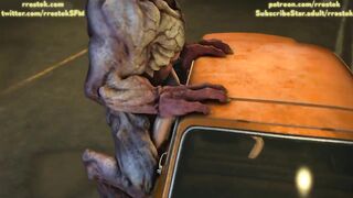 Rachel destryed by Biggest Monster Weenie, cg Animation